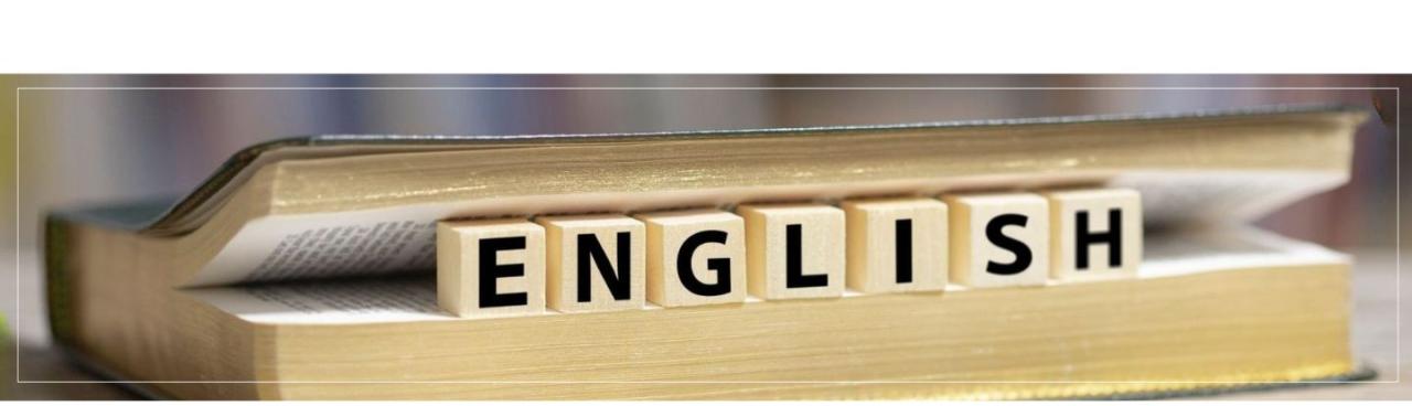 english letter blocks in a book