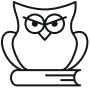 owl on book